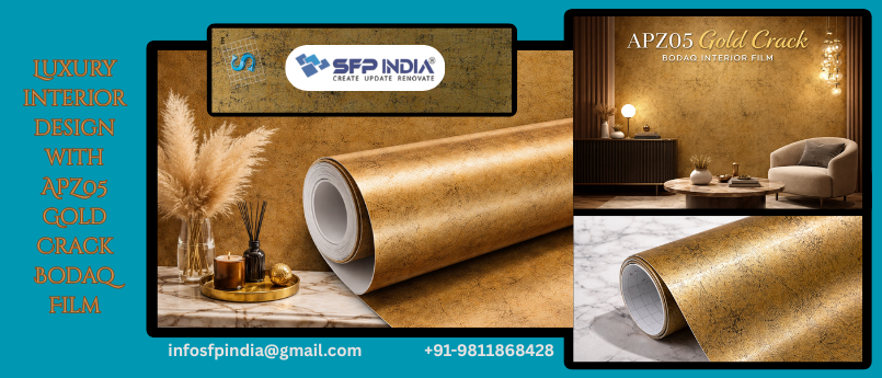 Why APZ05 Gold Crack Bodaq Interior Film Is Trending in Modern Interior Design